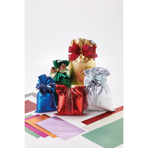 Buste regalo soft satinato Italpak colori assortiti - conf. 100 pz formato 15x25 cm - X204063152517